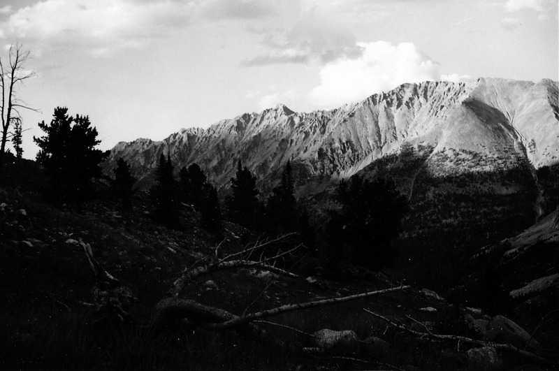 This shot was taken in Wildhorse Canyon while Evilio Echevarria and Louis Stur were approaching the north face of Hyndman Peak. Evilio Echevarria Photo