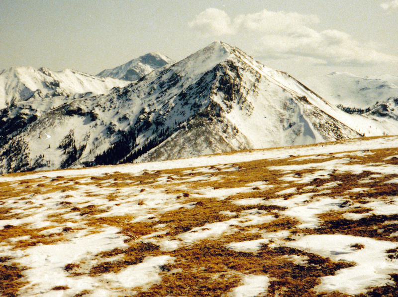 The Incredible Hulk viewed from Meadow Peak. Diamond Peak is in the distance. Rick Baugher Photo