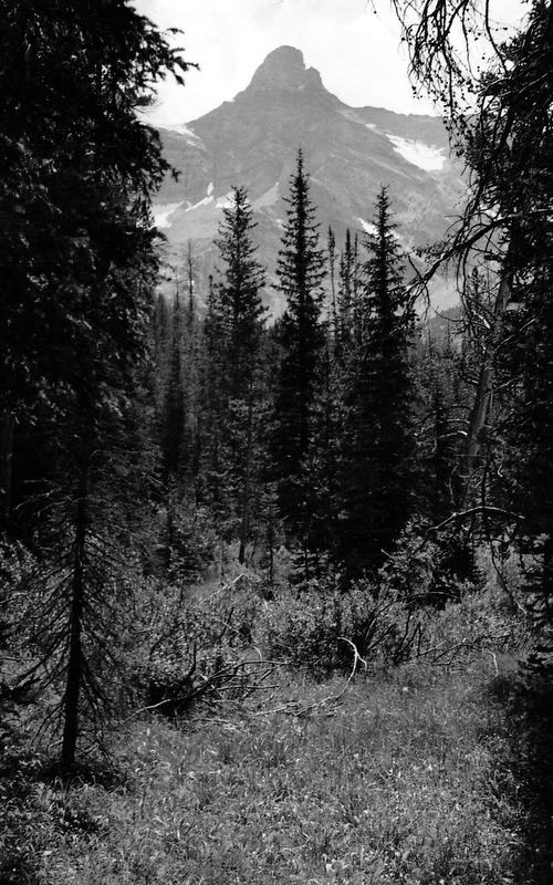 Old Hyndman viewed from upper Wildhorse Creek. Evilio Echevarria Photo