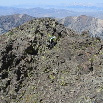 Traversing the north ridge of Atlas Peak. Photo - Steve Mandella