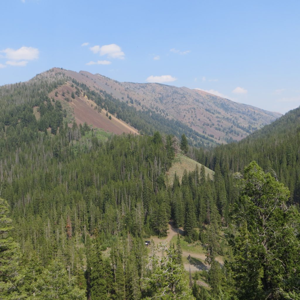 Summit Creek Peak from the Summit of Peak 8832. Steve Mandella photo.