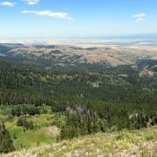 Idaho Ridge from Ryan Peak. Photo - Steve Mandella