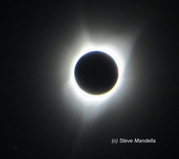 Totality from Stouts Mountain Summit.