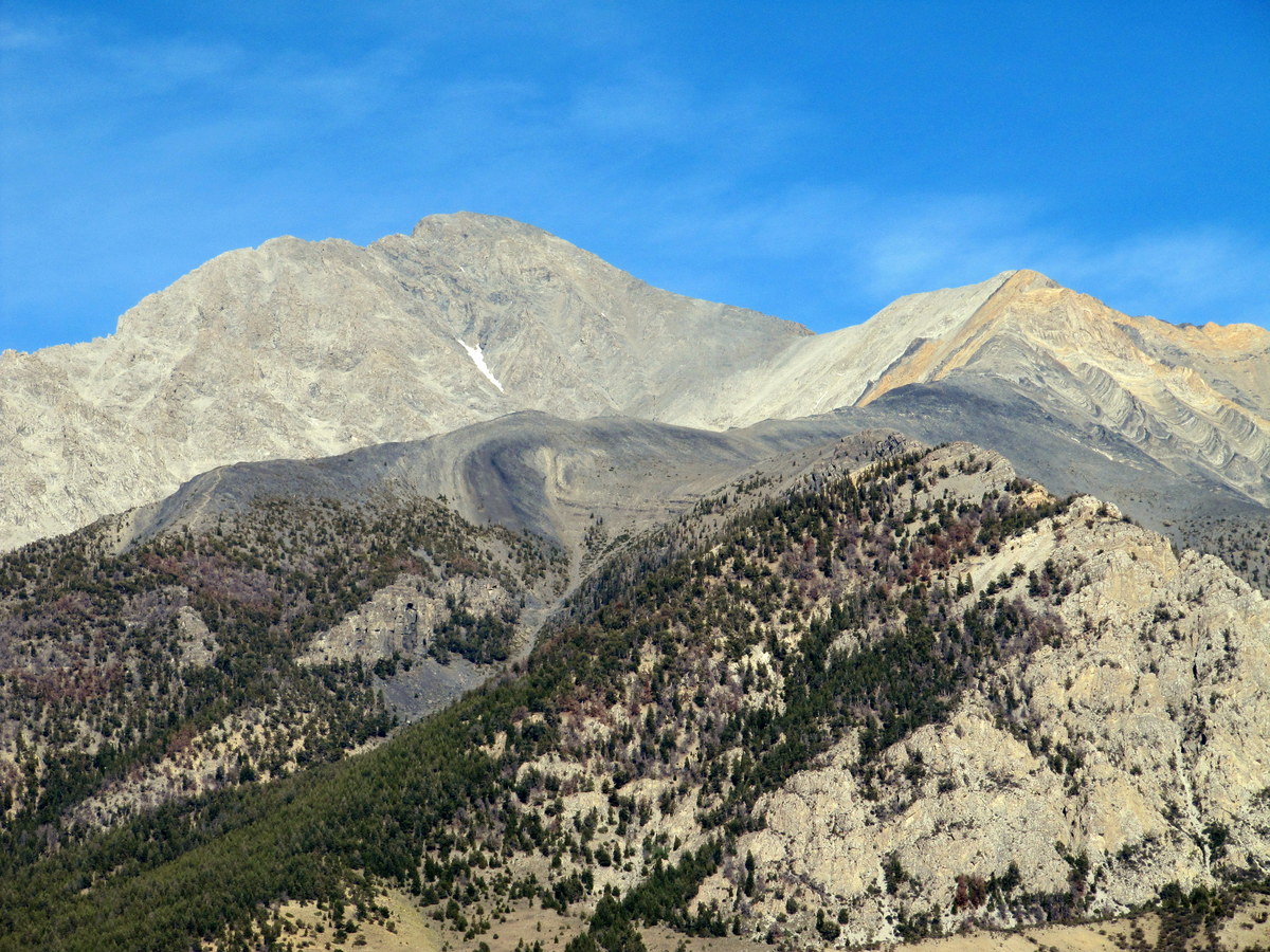 Mount Borah's Southwest / Chicken Out Ridge route. Photo - Margo Mandella