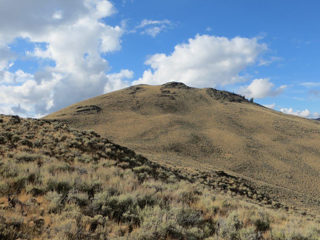 Summit of Peak 7724 from the southeast descent. Photo - Steve Mandella.