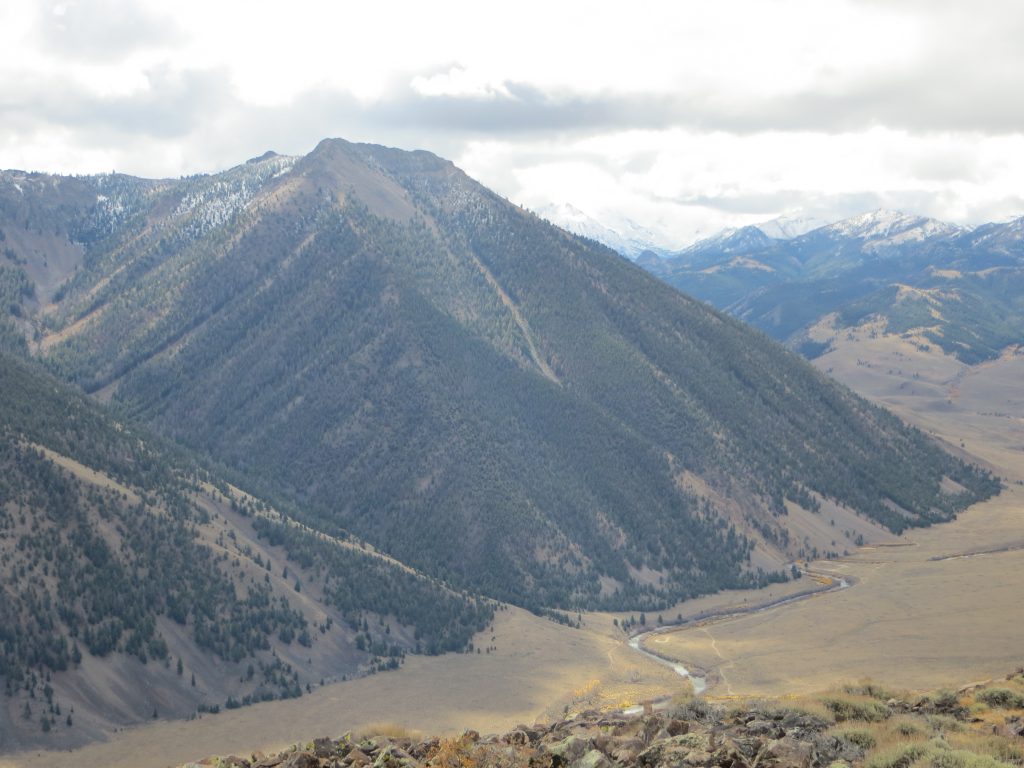 Wildhorse Peak and the Big Lost River - Steve Mandella photo.