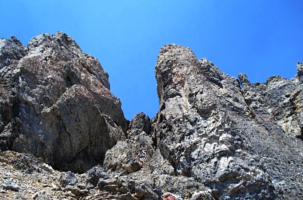 Descending Bad Rock.