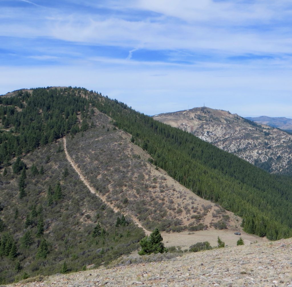 A view of Turntable and War Eagle Mountains from the summit of Hayden Peak. Steve Mandella photo. 