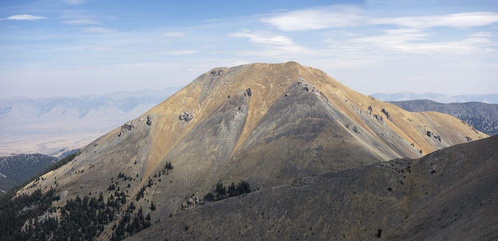 Rust Peak from the main Lemhi crest. Larry Prescott Photo