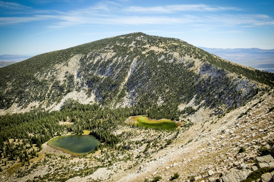 Cache Peak from Mount Indepence. Matt Durrant Photo 