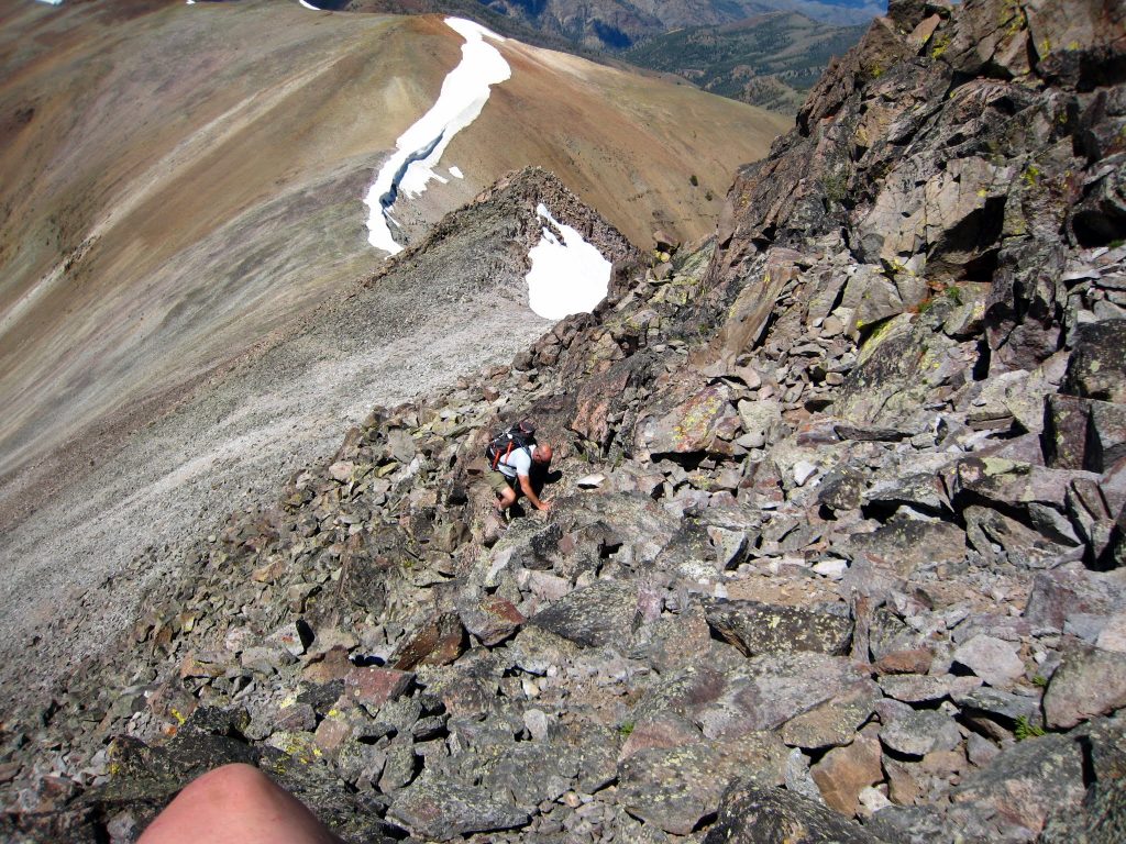 Class 3 on the summit block. George Reinier Photo