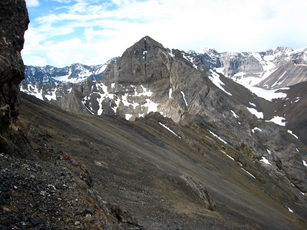 The north face of the Cleft. George Reinier Photo 