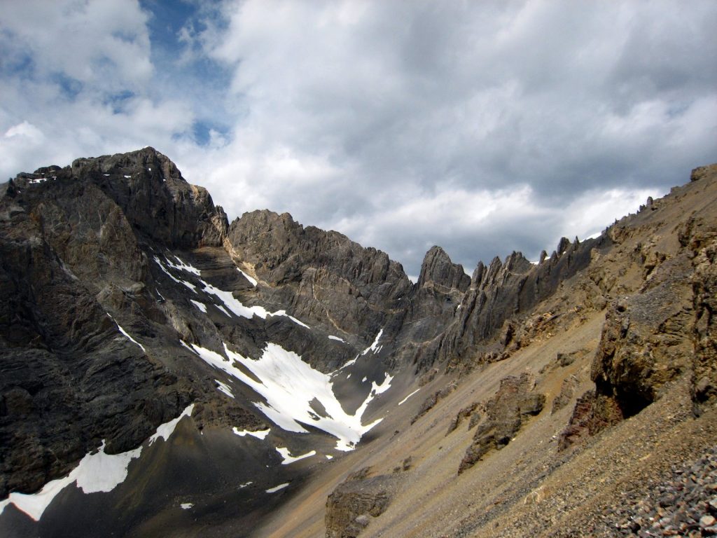 The Cleft's ragged north ridge. George Reinier Photo 