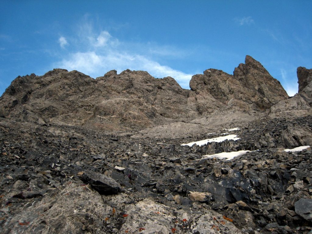 More of the cleft's rugged terrain. George Reinier Photo 