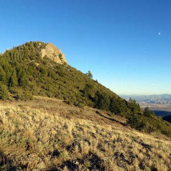 Summit block of Peak 8037. Photo - Steve Mandella