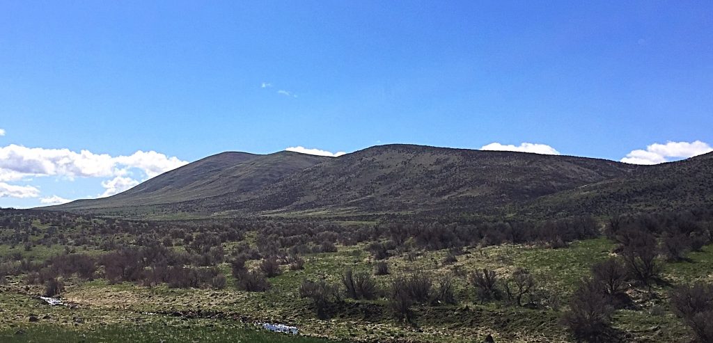 The eastern escarpment of Willow Ridge.