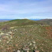 Peak 4767 viewed from its southern summit, the Payette County High Point.