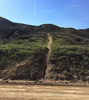 The start of the trail on Blacks Creek Pass.