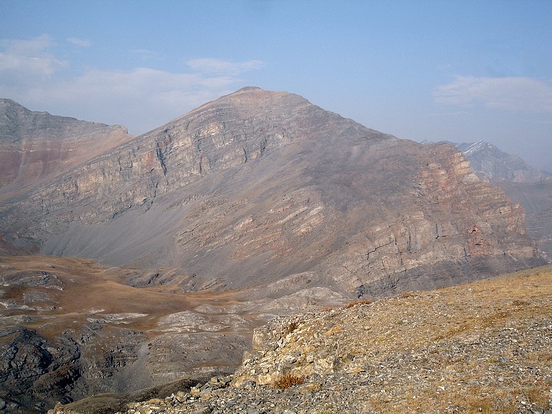 The east face of Hidden Peak, as seen from the 10400' shoulder below Octoberfest Peak. Dave Pahlas Photo 