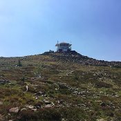 Approaching the lookout.