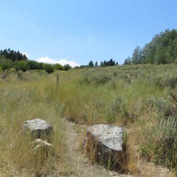 A trail from South Mink Creek road takes you to the base of the peak. Steve Mandella photo. 