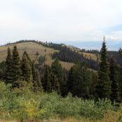 Squirrel Mountain from the summit of Peak 7906. Steve Mandella Photo.