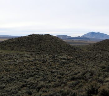 View from the summit of Table Legs Butte (Cedar Butte and Big Southern Butte). Photo - Steve Mandella.