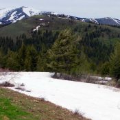 Peak 7232 with South Putnam Peak in the background. Photo - Steve Mandella