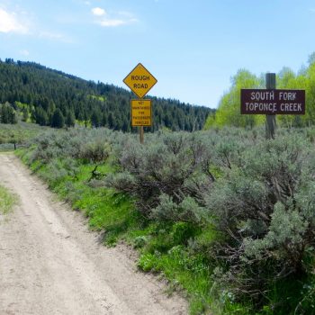 In 2017, the South Fork Topance Creek area was clearly marked. Photo - Steve Mandella