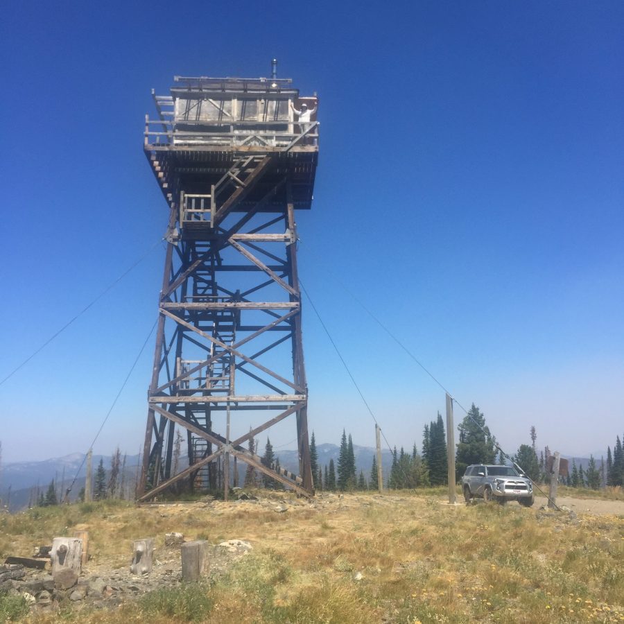 Green Mountain and its tall, nearly abandoned lookout.