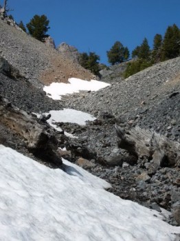 Eventually, the canyon narrows and you start to climb at roughly 8,800 feet.
