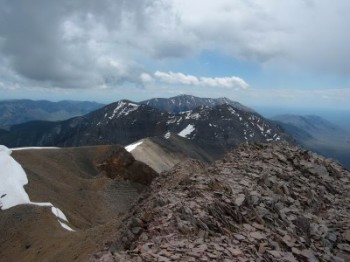 Looking South over Ramshorn to King Mountain.