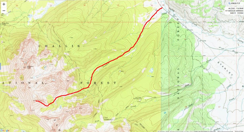 Peak 9709 GPS Track, Bob Boyles