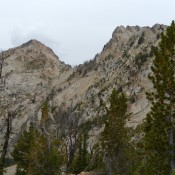 Mattingly Peak is the summit on the right. John Platt Photo