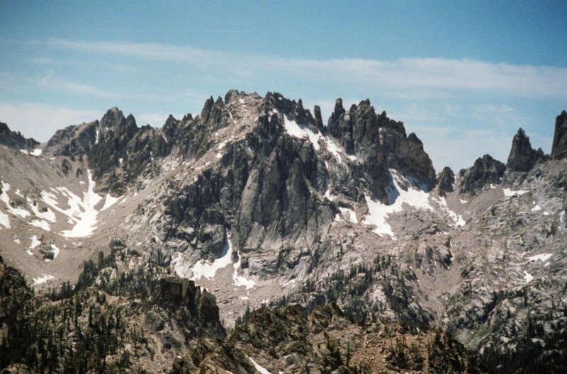 Monte Verita from near Baron Pass.