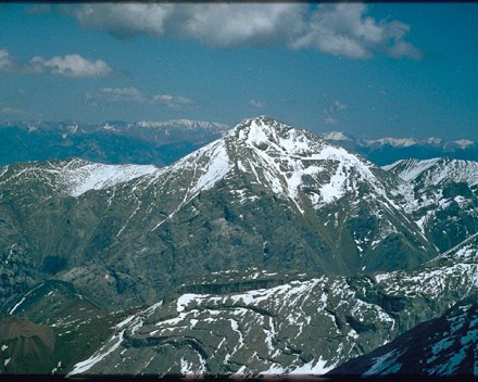 Mount Corruption from Peak 11967 to the west.