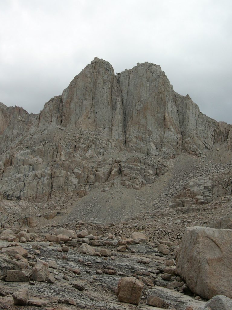 One of the peaks above camp.