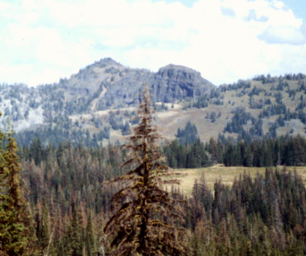 Lava Butte viewed from the west.