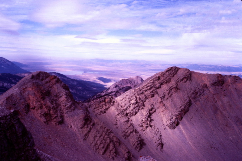 Red Rock Mountain from Mount Jefferson.