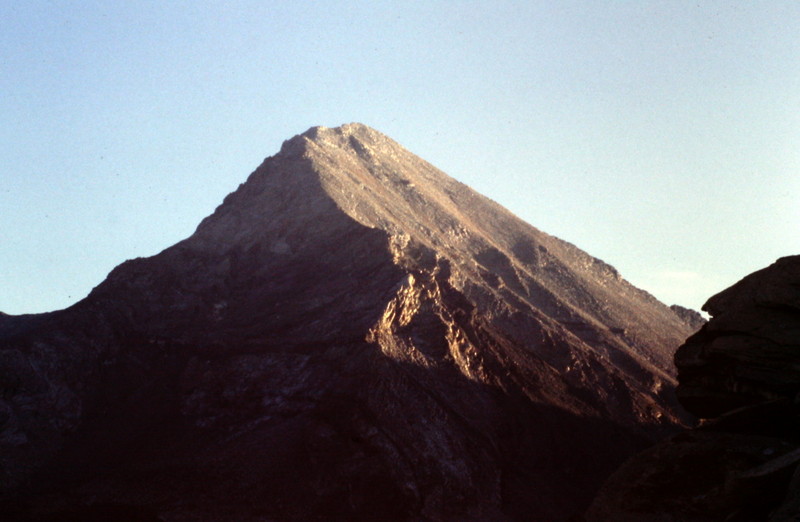 Hyndman Peak from the lower slopes of Cobb Peak.