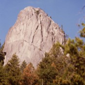 Cougar Rock's east and north faces.