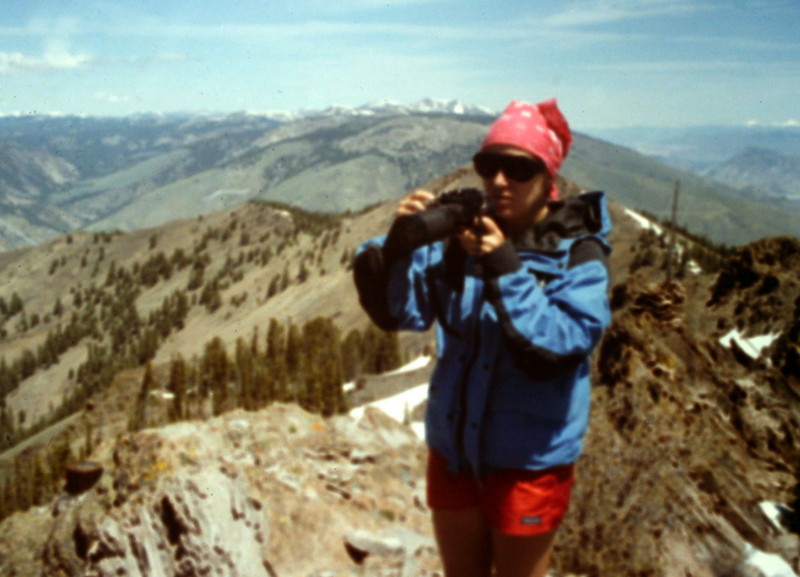 Dana Hansen on the summit.