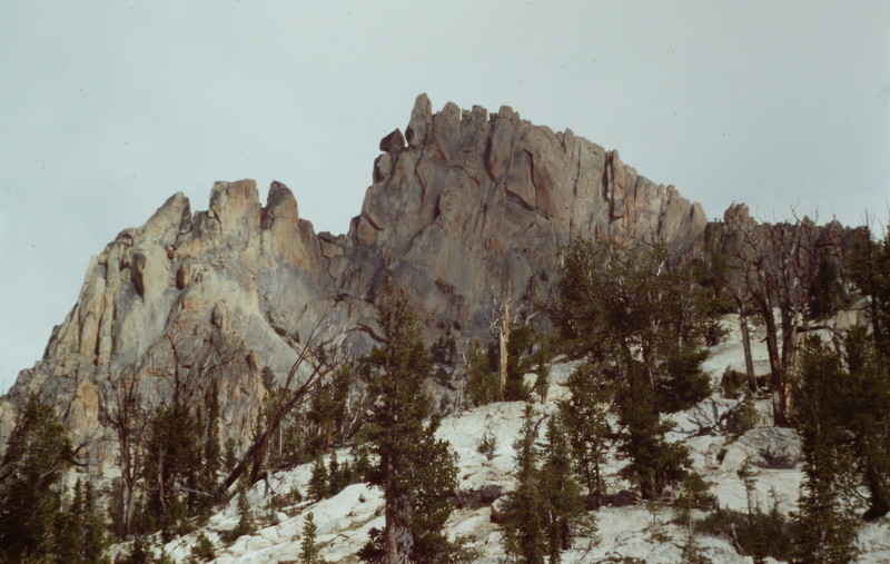 A view of some of the terrain on the northwest side of Heyburn.