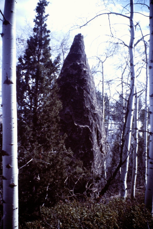 I spotted this stone tepee in a Big Hole Mountain canyon off the Snake River.