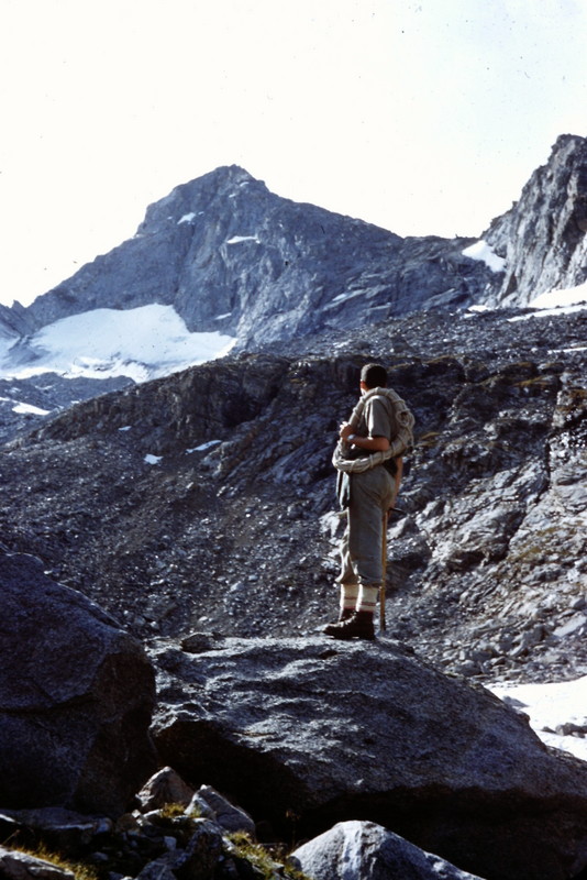 Evilio Echevarria during an attempt on the north face of Goat Mountain. Evilio Echevarria Photo