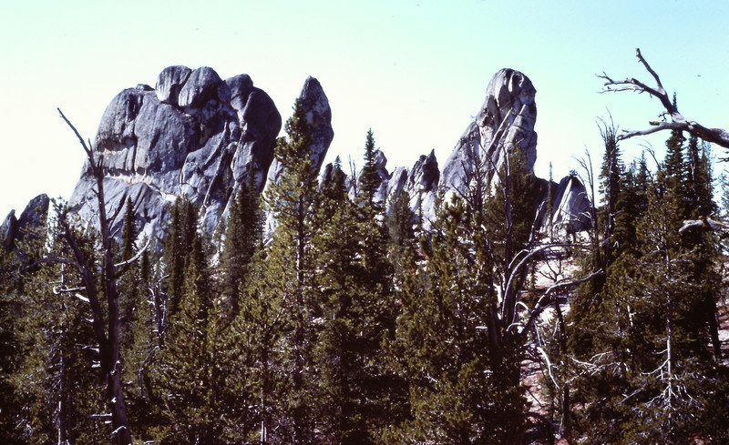 This is a portion of the second spire which is south of the high point. There are numerous bolted routes on this formation--many of which were climbed by Doug Colwell.