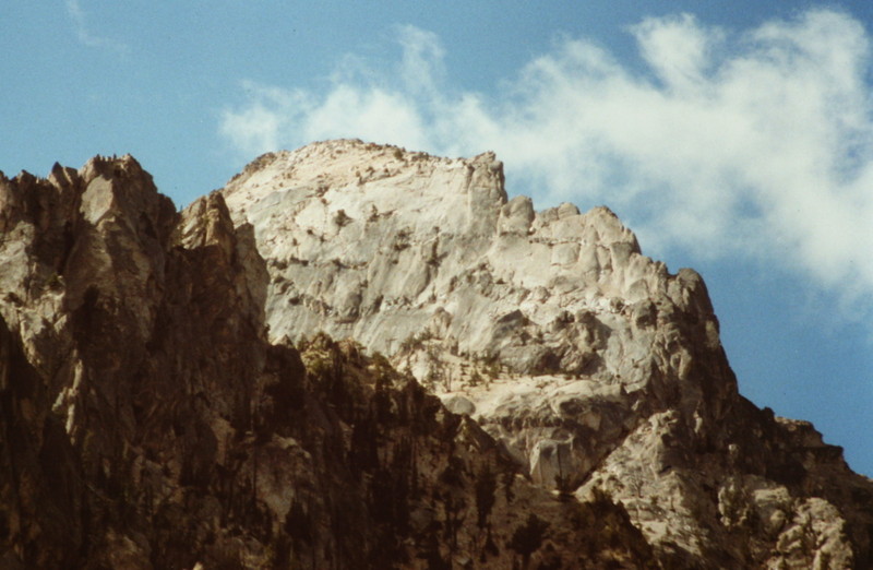 Yet, another view of the peak from the trail approach.