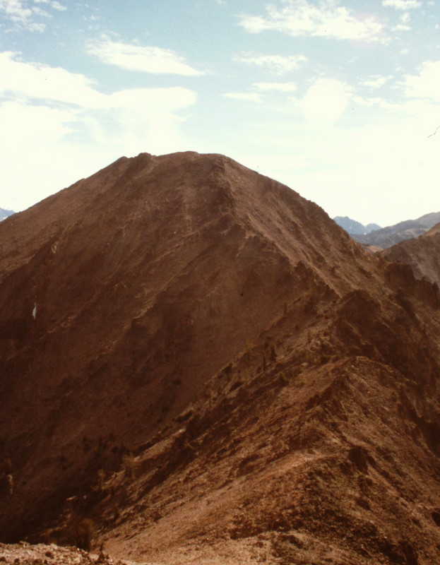 Peak 10405 viewed from its lower summit.