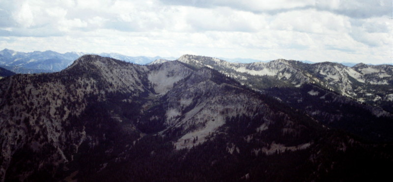  This shot is from Wolf Mountain. The ridge that holds Goat Mountain and North Goat Peak has many areas worth exploring.