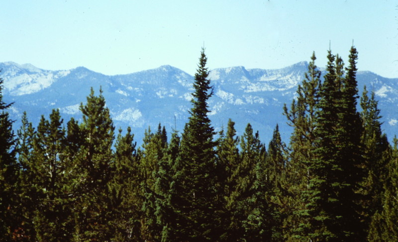 Stolle Peak view in 1988.